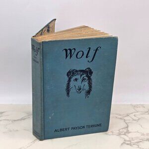 WOLF Albert Payson Terhune Cloth Hardcover 1925 Vintage Grosset Dunlap 1st Ed